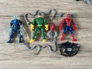 Hasbro Superhero Mashers Spider Man Bundle With Doc Ock And Electro - Picture 1 of 6