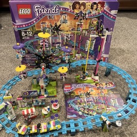 LEGO Friends Amusement Park Roller Coaster (41130) ~ 100% Complete w Manuals/Box