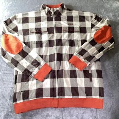Chaqueta de Pista Enyce Hombre’s 3XL Cremallera Completa Años 90’s Hip Hop Cuadros  Foto 1 de 4