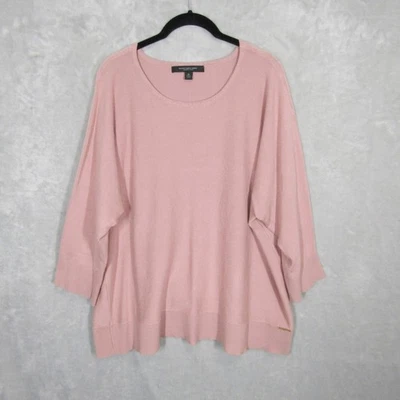 Marc New York Andrew Marc розовый доломан рукав вязаный свитер Топ 2 X - Изображение 1 из 4