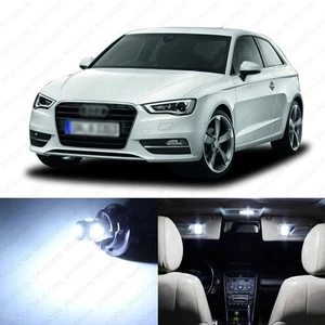 Paquete de 14 luces interiores LED blancas para Audi A3 S3 8P 2006-2013 + herramienta de palanca - Imagen 1 de 8