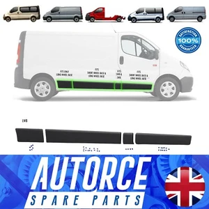 Right Side Door Moulding Panel Set For Vivaro A MK1 Trafic MK2 Primastar 01-2014 - Bild 1 von 9
