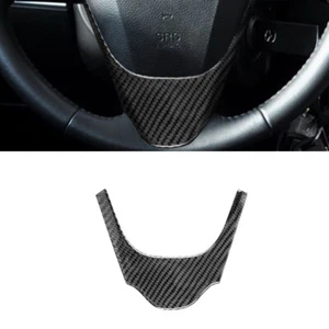 Carbon Fiber Car Steering Wheel Decoration Cover Sticker For Mazda 3 2010-2013 - Picture 1 of 6