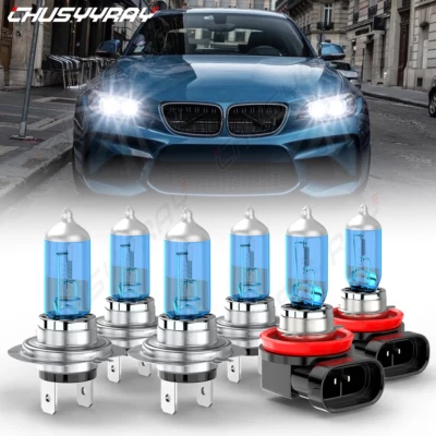 Kit Combo Para BMW 328i 07-16 5000K Faros Halógenos Alta/Baja Niebla Bombillas Foto 1 de 4