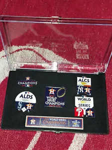 Houston Astros Pins 2022 World Series Champions WinCraft 5-Piece Gift Set MLB - Picture 1 of 4
