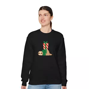 Faultierliebhaber Weihnachten Sweatshirt Urlaub Unisex Heavy Blend™ Sweatshirt mit Rundhalsausschnitt - Bild 1 von 11
