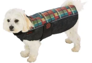 NEW XXL Ultra Paws Ultra Reflective Weather Master Dog Coat, Forest Plaid - Picture 1 of 11