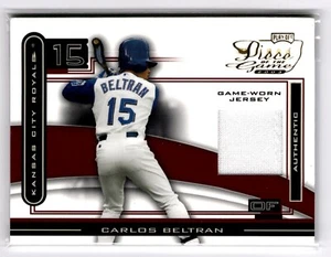 2003 Playoff Piece Of The Game Patch Carlos Beltran #POG-20 /75 Royals - Picture 1 of 3
