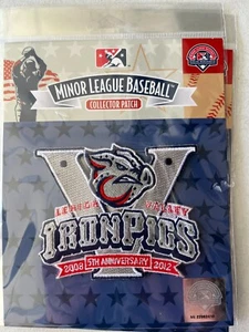 LEHIGH VALLEY IRONPIGS 5TH ANNIVERSARY MINOR LEAGUE PATCH BASEBALL MiLB OFFICIAL - Bild 1 von 1