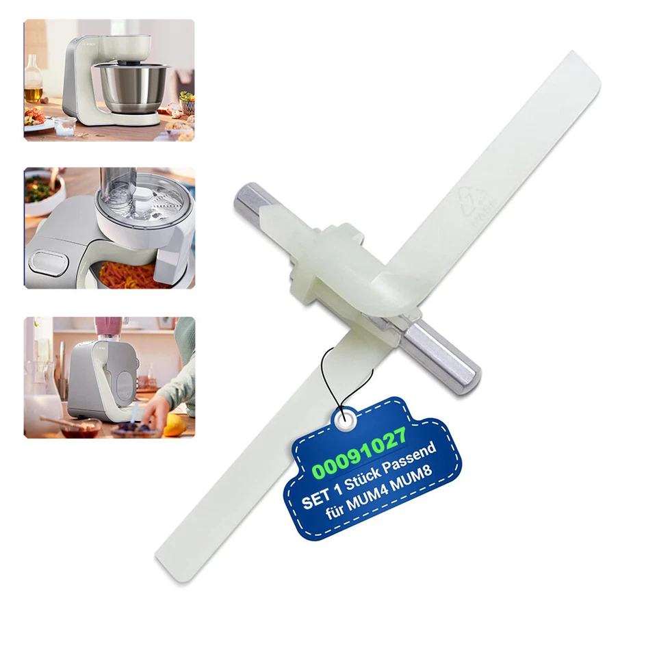 1pc Mitnehmer Flügelrad für Bosch MUM 4 Durchlaufschnitzler 00091027 091027 - Bild 1 von 4