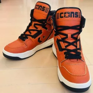 Zapatos de baloncesto Converse ERX-400 EW HI BP Beautiful People naranja US8H sin caja casi nuevos - Imagen 1 de 7