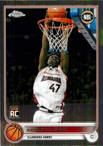 2022 2023 Illawarra Hawks NBL Basketball Topps Chrome Rookie Card - Akoldah Gak - Bild 1 von 3