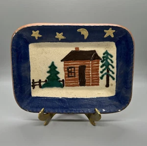 Turtle Creek Potters Red ware Pottery 8x6” Plate 2004 Betty Lou Turtlecreek - Picture 1 of 5