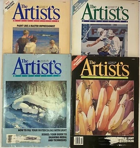 The Artists Magazine October November December January 1988 Education Instruct - Picture 1 of 12