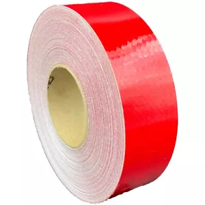 Cinta Reflectante Roja 2" 3M 3930 HIP Respaldo de Aire Micro Prismático Scotchlite Seguridad - Imagen 1 de 9