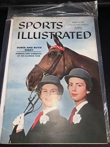 Sports Illustrated Magazine 1956 AUGUST 27 DORIS & RUTH GISSY ILLINOIS FAIR - Bild 1 von 2