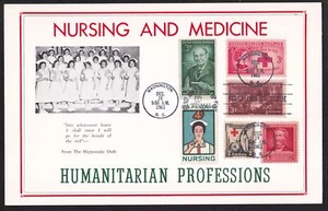 1961 Nursing & Medicine Sc 1190 combo FDC with Hammond maxi-card cachet (G22 - Picture 1 of 1
