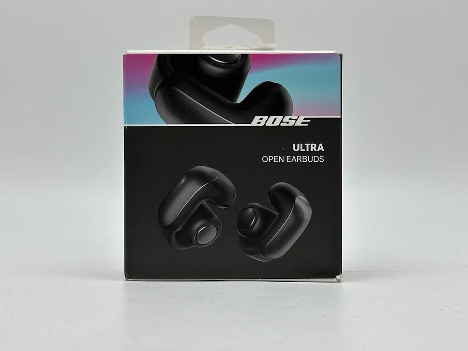 Bose 881046-0010 Ultra Open Earbuds Immersive Audio Open Ear Earbuds Clip on