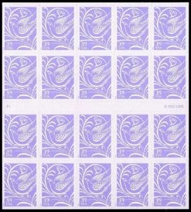 USA BOOKLET SC# 3998a - OUR WEDDING STAMPS $0.39c - 20 S.A. MNH - PL# P1 - Picture 1 of 1