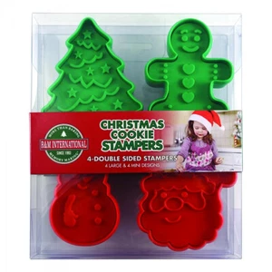 Christmas Cookie Cutter Gingerbread Boy Snow Globe Snowman Christmas Tree cutter - Picture 1 of 8