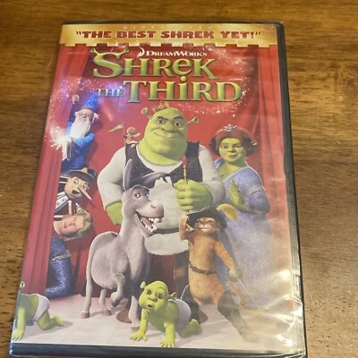 👫 *KIDS* Shrek The Third (DVD, 2007) Mike Myers Eddie Murphy - Image 1 of 2