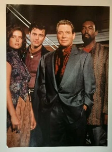 TEKWAR The Series ~ Full Page Magazine PINUP cast shot WILLIAM SHATNER - Picture 1 of 1