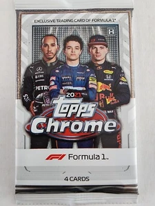 2021 Topps Chrome FORMULA 1 RACING F1 (1 HOBBY PACK)- Factory Sealed - Photo 1 sur 2