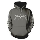 EMPEROR - IN THE NIGHTSIDE ECLIPSE (BLACK AND WHITE) GREY Hooded Sweatshirt Smal
