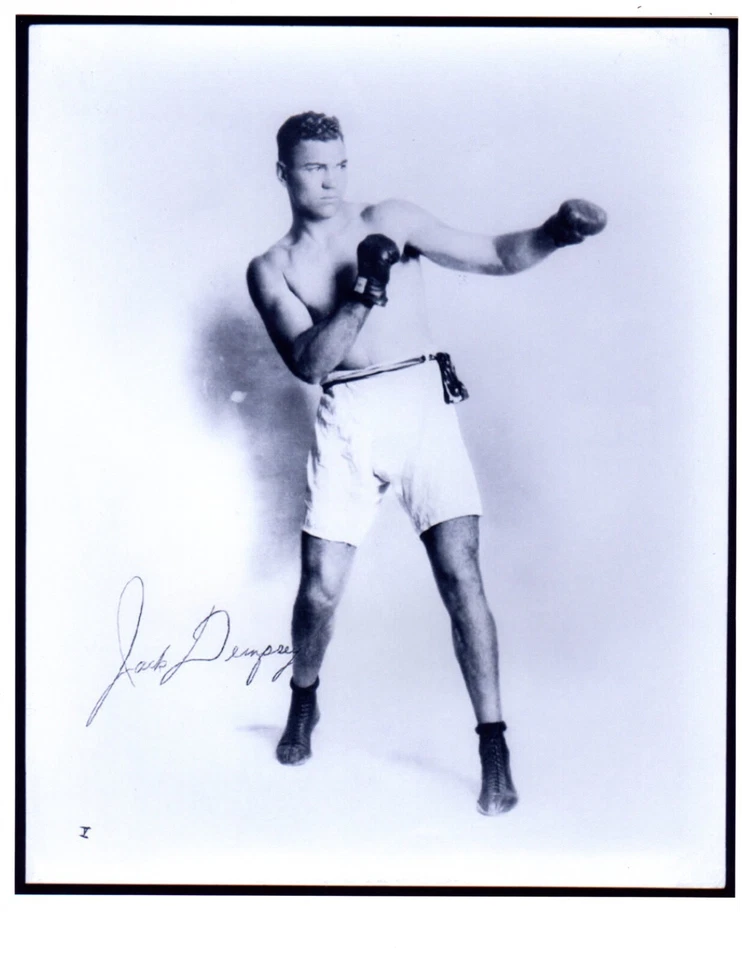 REIMPRESIÓN DE FOTO DE JACK DEMPSEY CAMPEÓN DE BOXEO 8X10 Foto 1 de 1