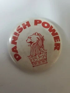 vintage danish power pin back button - Picture 1 of 5
