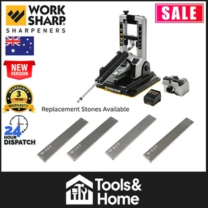 WorkSharp Precision Adjust Knife Sharpener & Abrasives for WSBCHPAJ-PRO - Picture 1 of 13
