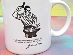 Vintage John Deere Coffee Tea Cup Mug, the Best that’s in Me, 1989 FREE SHIP! - Picture 1 of 7