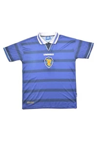 Camiseta deportiva de fútbol local Umbro Escocia 1998 1999 2000 camiseta talla L - Imagen 1 de 11