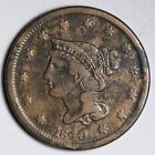 1840 Braided Hair Large Cent Choice E113 T