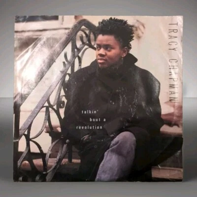 TRACY CHAPMAN Talkin Bout A Revolution Behind The Wall 45 7" Vinyl POP FOLK Foto 1 de 3