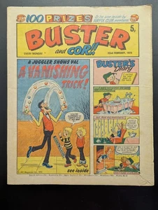Buster and Cor!! Comic 22nd February 1975, IPC Magazines - Picture 1 of 2
