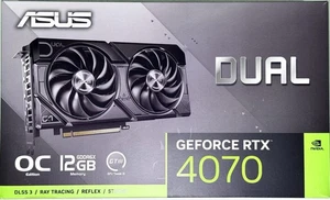 ASUS DUAL OC NVIDIA RTX 4070 12GB BOX ONLY - Picture 1 of 4
