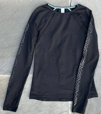 Ivivva by Lululemon Girls Long Sleeve Shirt Size 12 Black - Image 1 of 4