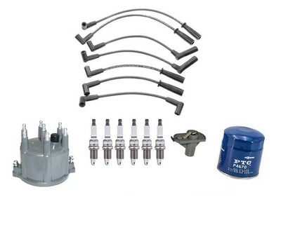 Cables de encendido bujías filtro de aceite de rotor para Jeep Wrangler 4,0 L 1991-1999 Foto 1 de 4