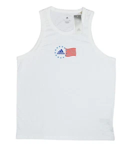 Adidas American Flag USA Logo Graphic Multi-Sport Athletic Men's Tank Top NWT - Picture 1 of 7