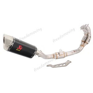 For Yamaha MT-09 FZ09 2020-2023 Slip On Exhaust System Header Muffler Silencer - Picture 1 of 15