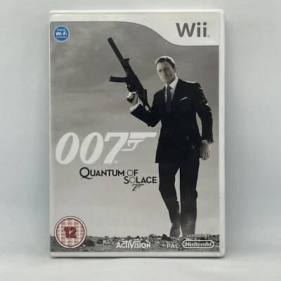 007 Quantum of Solace James Bond Nintendo Wii Video Game Free Post PAL - Image 1 of 4