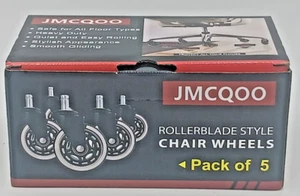 Ruedas de repuesto para silla de oficina JMCQOO (paquete de 5) - Imagen 1 de 3