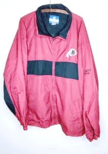 Vintage Reebok NFL Washington Redskins Commanders Full zip  Size 2XL - Picture 1 of 6