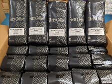 😯30 BAGS Peets Coffee Major Dickason's Dark Roast WHOLE BEAN 16oz Roasted 12/21