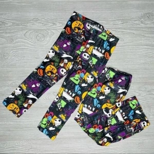 Disney nightmare before Christmas ruffle girl leggings infinity scarf Halloween - Picture 1 of 4