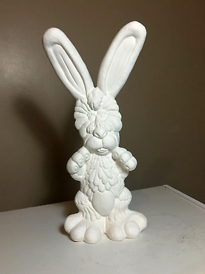 Conejo Presto Chango 11  Alto Easter Bunny Cerámica Biscuit Listo Para Pintar • 9.47€