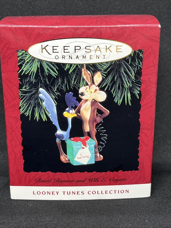 Hallmark Keepsake Ornament Looney Tunes Road Runner and Wile E. Coyote 1994