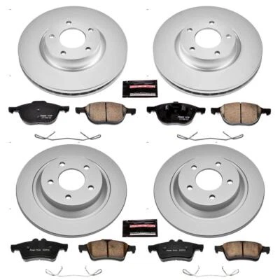 PowerStop Disc Brake Kit - Front and Rear - Fits Mazda 5 2008-2010, Mazda 5 2012 - Image 1 of 4