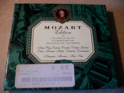 MOZART  - EDITION 4-CD BOX  KAMMER/CHAMBER MUSIC A. BERG/MEYER/ZACHARIAS/LINDE.. - Bild 1 von 2